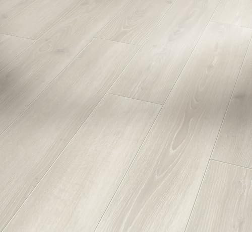 Parador Dekorboden Laminat Classic 1050 Eiche Skyline weiß Naturmattstruktur Landhausdiele 4-V-Fuge