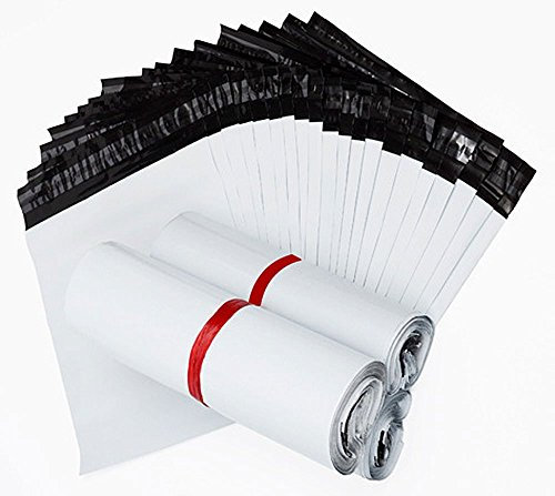 Versandtaschen Versandbeutel Versandtüten blickdicht Plastik Beutel 100 Stück (28 x 42 cm)