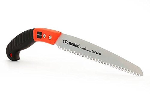 Seghetto professionale per potatura SME 24 G con fodero - lama in acciaio da 24 cm