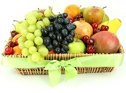 Thank You Fruit Basket - Fruit Gift Baskets and Gift Hampers with Next Day UK delivery with Personal Message attached