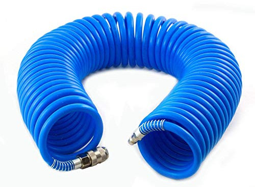 Druckluftschlauch Spiralschlauch Luftschlauch 5x8mm Schlauch 20m 7 bar (5x8x20)