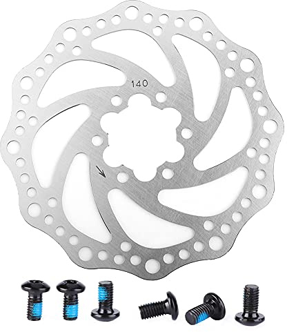 Disques de frein à disque de vélo, disque de frein en acier inoxydable Disque de frein en acier inoxydable(140mm)