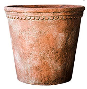 TXXM Tiesto Terracota Cemento Decorativo Macetas Plantación de Árboles del Suelo Cultura Jardinería Macetas (Size : 25 * 24cm)