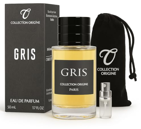 GRÅ | Montaigne - Original Collection - GENERIC Eau de Parfum 50 ml + GRATIS Pocket Spray and Velvet Pouch - High-end - För MÄN - Tillverkad i Frankrike