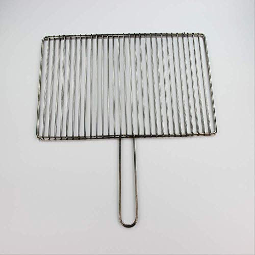 RWRAPS Grillzubehör, Grillkorb, Grill-Clip-Netz, großes, kräftiges, gegrilltes Edelstahl-Fischfutter-Werkzeug, Grill