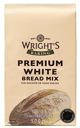 Wright's | Bread Mix Premium White 500g | Baking Success Guaranteed | Suitable for Vegetarians (NP)