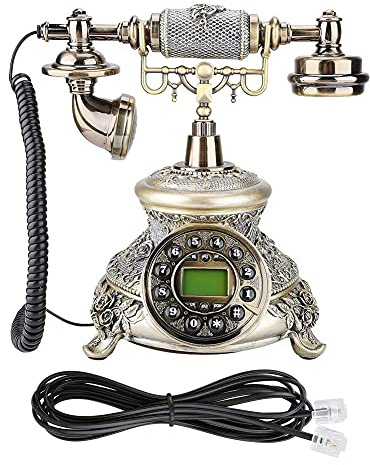 Beufee Telefono Fisso retrò per Casa, Telefoni Antichi per Rete Fissa Telefono Vintage Telefono da Scrivania Vintage Telefono Antico Telefono da Parete Vintage