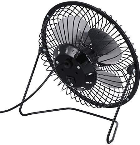 GLSTOY Portable Mini Desktop Fan Mini Fan Iron Material Rotation for Home Office School Dormitory