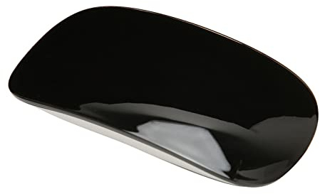 Fydun Souris Silencieuse à Faible Décibel, Rechargeable, Ergonomique et Portable, avec Roue Tactile, Type C, pour Le Bureau et la Maison, Accessoires Professionnels (Black)