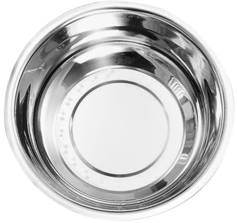 CIYODO Cuenco para Lavar Platos de Acero Inoxidable 304 Engrosado Cuenco para Lavar Platos Cuenco con Fondo Diseño Antideslizante Cuenco Multifuncional para Lavar Verduras en La Cocina