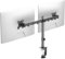 Pholiten Supporto per monitor per schermi LED LCD da 13-32 pollici fino a 10 kg, braccio da scrivania per 2 monitor, regolabile in altezza, girevole e inclinabile, max. VESA 100x100mm MD97442SE