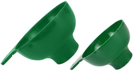 GRIRIW Imbuto a Bocca Larga in Plastica, Imbuto Per Conserve e Marmellate, Accessorio Cucina Foro Appendibile, Set 2 Pezzi Per Barattoli