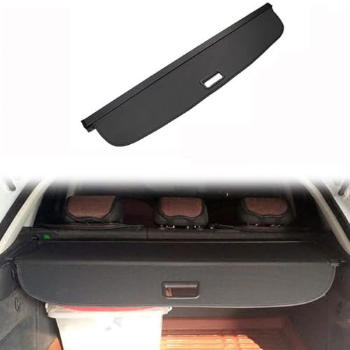 VVBUG Auto Einziehbare Laderaumabdeckung für TOURAN 2006 2007 2008 2009 2010 2011 2012 2013 2014 2015, Ausziehbar Kofferraumabdeckung GepäCkraumabdeckung Hutablage