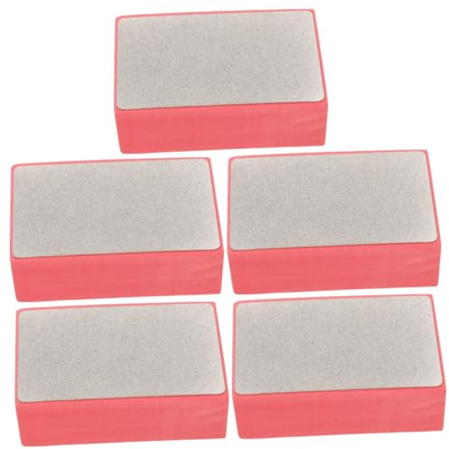 VILLCASE 5 Pièces Coupe-bordure De Carrelage Béton Affûtage Forme Grincer Sable Tuile Ponçage Patins Pour Poncer Les Carreaux Pierre à Poncer Bloc De Meulage De Papier De Verre Diamant