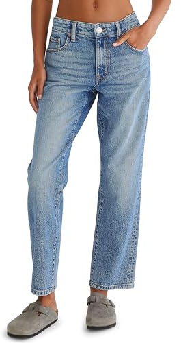 Mid-Rise Straight Ankle Jean, Medium WASH, 2R