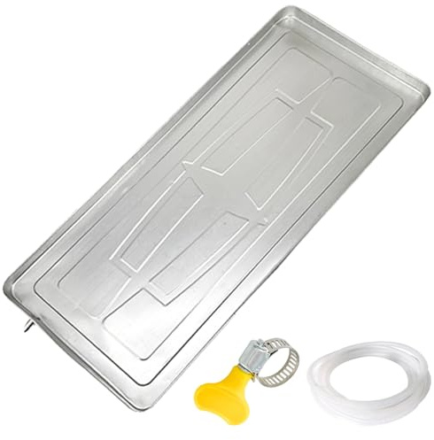 1–5p Edelstahl Tablett, Auffangwanne, Ölauffangwanne von Verschüttetem oder Ausgelaufenem Wasser aus Klimaanlagen, Autos und Maschinen(93 * 44 * 3cm/36.6 * 17.3 * 1.2in)