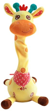 Generico Giocattolo Giraffa Che Balla, Canta E Parla, Giraffe Interattive Parlanti, Peluche, Giocattoli Per Incoraggiare Il Linguaggio Dei Bambini, Figurina Ricaricabile E Mobile Per Bambini