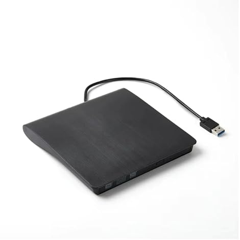 Portable USB 3.0 DVD Recorder External DVD-R DVD-RW Optical Drive Reader Rewriter Player Burner For PC Laptop Smooth Operation(Model A)