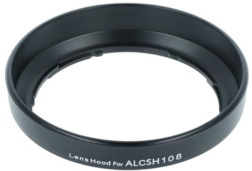 vhbw Paraluce compatibile con Sony SAL-1855 (DT 18-55 mm F3.5-5.6 SAM) 55 mm obiettivo nero, plastica, rotondo, 7,5 cm