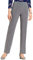 Chums Ladies Figure Flattering Trousers Fully Elasticated Comfort Pull-On Pants with Pintuck Stitch Grey 20