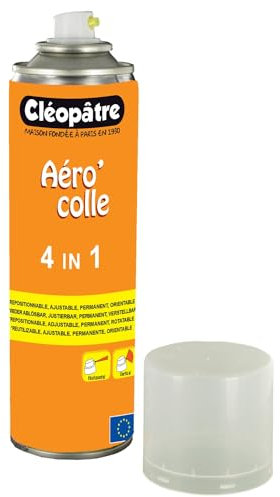 Cléopâtre - ACP4en1-250 - Aéro'colle 4 in 1 - Wieder ablösbar, justierbar, permanent, verstellbar - 250 ml