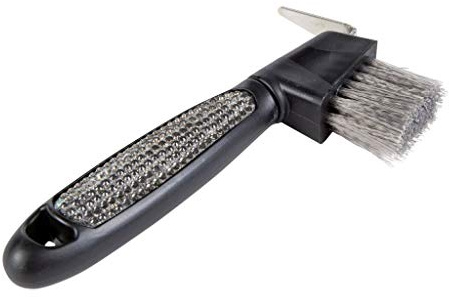 Raschietto per zoccoli con strass 7100, argento