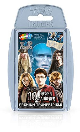 Harry Potter – de största häxorna och trolleraren – kortspel – Top Trumps