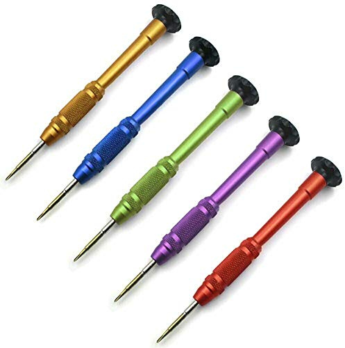 Tournevis de précision 1 tournevis magnétique à pointe en Y pour réparation de téléphone portable, TV, lunettes couleur aléatoire (0,6 mm)