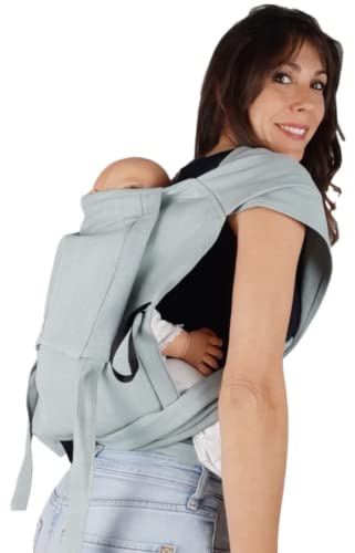 Amarsupiel |Babytrage Mei Tai |Babytrage 100% BIO-Baumwolle |Ergonomische Babytrage |Leichtgewicht Babytrage Made in Spain |OEKOTEX zertifiziert