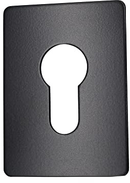 EAI Rosace de réparation autocollante noire 65 x 47 mm