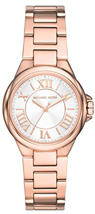 Michael Kors Camille Damklocka, kvartsverk med armband i rostfritt stål eller läder
