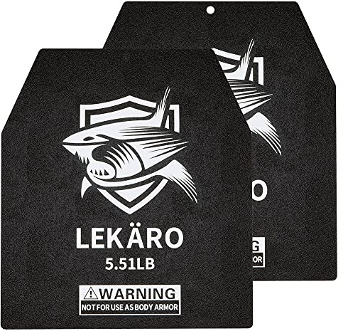 Weighted Vest Plates 5.51/8.81/15.43/20.94LB Pair for Weight Vests, Strength Training, Heavy Workout, Fitness, Running (5.51LB)