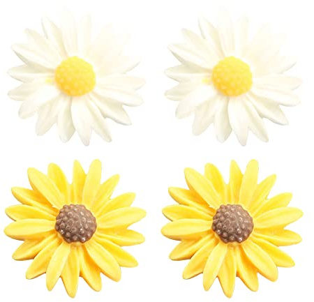 JIHUOO 4 Stück Diamant Malerei Cover Minder Blumen Kreuzstich Diamant Malerei Halter Diamant Malerei Zubehör