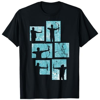 Bogenschießen Bogensport Kinder Jungs Männer Bogenschütze T-Shirt