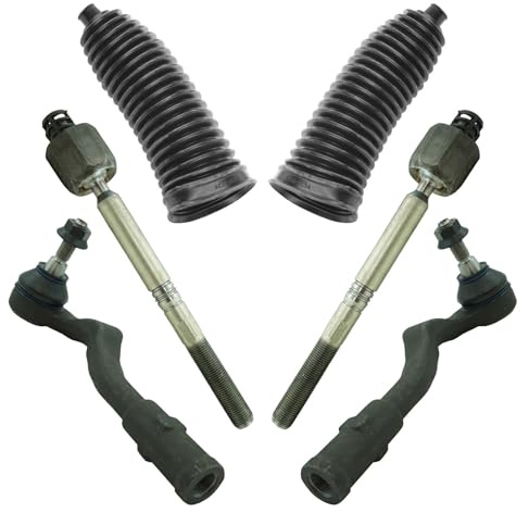 TRQ Vorderes Lenkungs-Kit Lenkgetriebe & Spurstangenklemme Kompatibel mit 2009-2015 Audi A4 A4 Quattro 2010-2012 A5 2008-2012 A5 Quattro 2014-2015 allroad 2009-2012 Q5 S4 S5