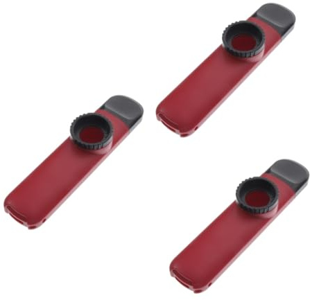 Supvox 3 Sets Musikinstrumente Kazoo Kunststoff Kazoo Jungen Und Mädchen Erwachsene Lanyard Enthalten