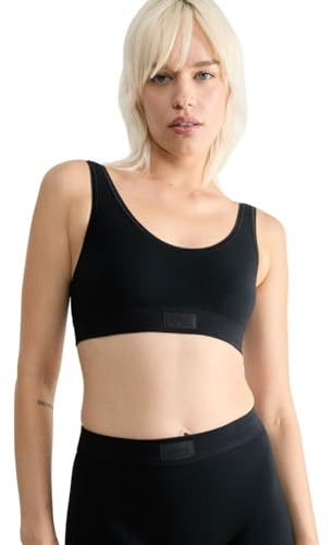 Sloggi Reggiseno da Donna Double Comfort T Top, Nero, 36
