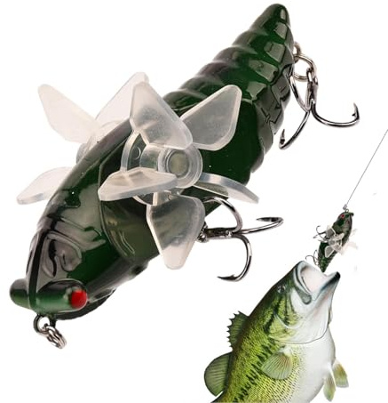 Swimbaits für Barsch, Flussangelköder, harter Angelköder für Zikaden | Realistischer Barschköder 7,5 cm | Kunstköder für Zander Forelle Barsch