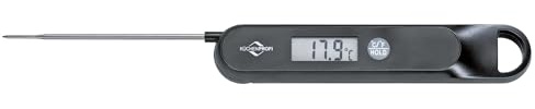 Küchenprofi Digital-Thermometer SHAKE | Fleischthermometer kabellos | Edelstahl, Kunststoff | Aktivierung durch Schütteln | -10 bis 200°C | Messfühler 30 cm | Wählbar zwischen °C und °F