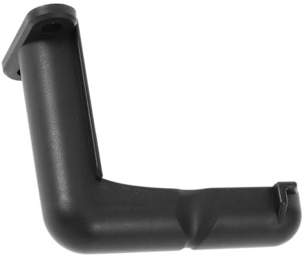 jojofuny Black Plastic Vacuum Holder with Space-Saving Design, Wall Mounted Vacuum Support Hook for Stable Storage, Utility Accessory for Home Organisation