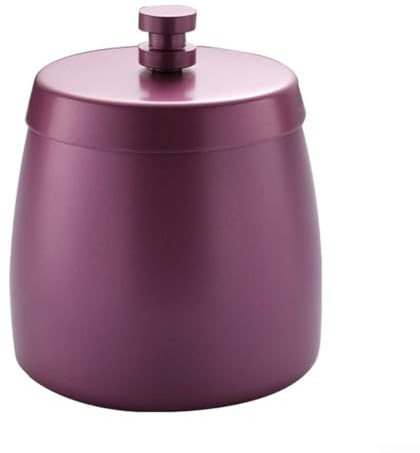 Collettore di fuliggine in acciaio inox a prova di odore con coperchio protezione antivento per ambienti esterni (viola)
