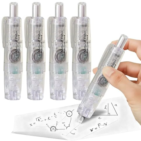 Penna adesiva a doppia faccia,Forniture scolastiche adesive a doppia faccia | 5 Pezzi Rullo Applicatore di colla per giornale,Per Scrapbooking Journaling Art Carta Carte Adulti Insegnanti
