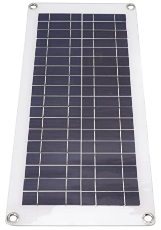 HEEPDD Panneau Solaire, Chargeur de Cellule Solaire Flexible et étanche 10 W pour Voitures et Bateaux, Interrupteurs et Prises