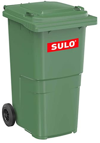 Sulo CITYBAC 240 Liter Mülltonne Grün MGB240 Müllbehälter Abfalltonne Made in Germany Extra Starker Kunststoff Leise Vollgummiräder Leicht zu Reinigen UV-beständig Verrottungsfest