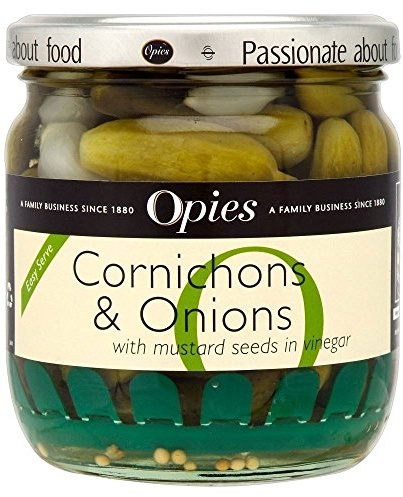 Opies Pepinillos Y Cebollas Con Semillas De Mostaza (400g) (Paquete de 6)