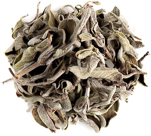Sage Organic Culinairy Leaves - Gourmet Spice Direct from Artisan Farmers for Cooking - Salvia officinalis - 50g
