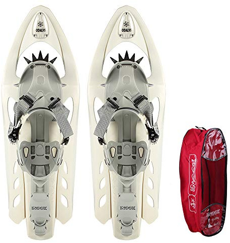 Inook Odalys Schneeschuhe I Schneeschuhe mit Steighilfe I EU 34-43 I Schneeschuh Set mit praktischer Schneeschuhe Tragetasche I Individuell größenverstellbar und vielen patentierten Funktionen