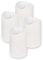 ToCi Juego de velas LED blancas con 4 velas de cera auténtica sin llama con llama móvil y temporizador (4 velas – diámetro 7,5 x 10 cm)