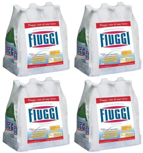 Acqua Fiuggi Naturale 24 Bottiglie Vetro Da 1 Litro