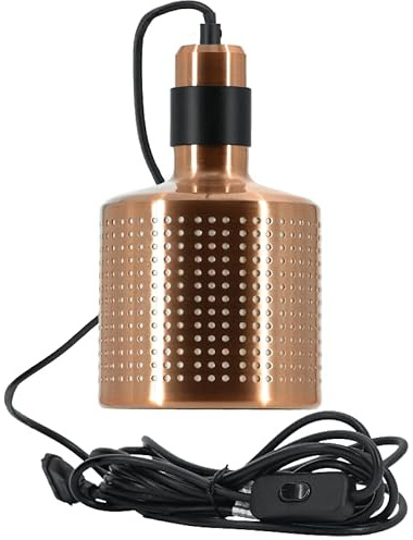 Venso EcoSolutions VEGA e27 Lampenschirm Kupfer, Lampenschirm Metall, Pflanzenlampe, Tageslichtlampe für Pflanzen, LED Zimmerpflanze